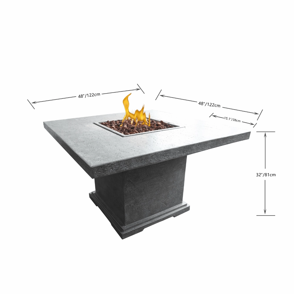 Elementi Birmingham Dinning Table Fire Pit OFG202