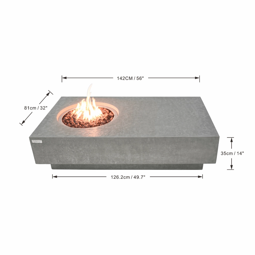 Elementi Metropolis Fire Table OFG104