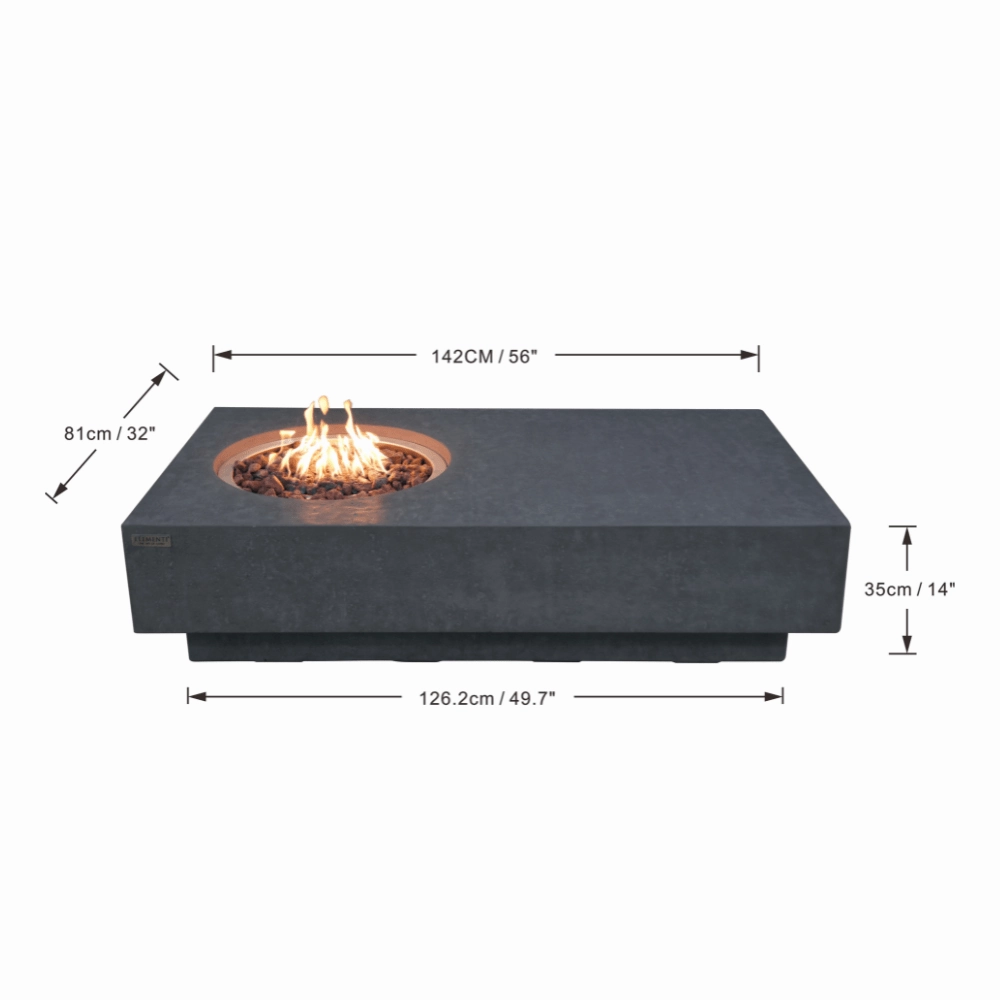 Elementi Metropolis Fire Table OFG104