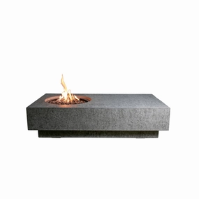 Elementi Metropolis Fire Table OFG104portable outdoor fire pit with lid