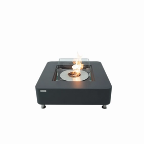 Elementi Perth Ethanol Fire Table ECGO2portable outdoor fire pit with lid