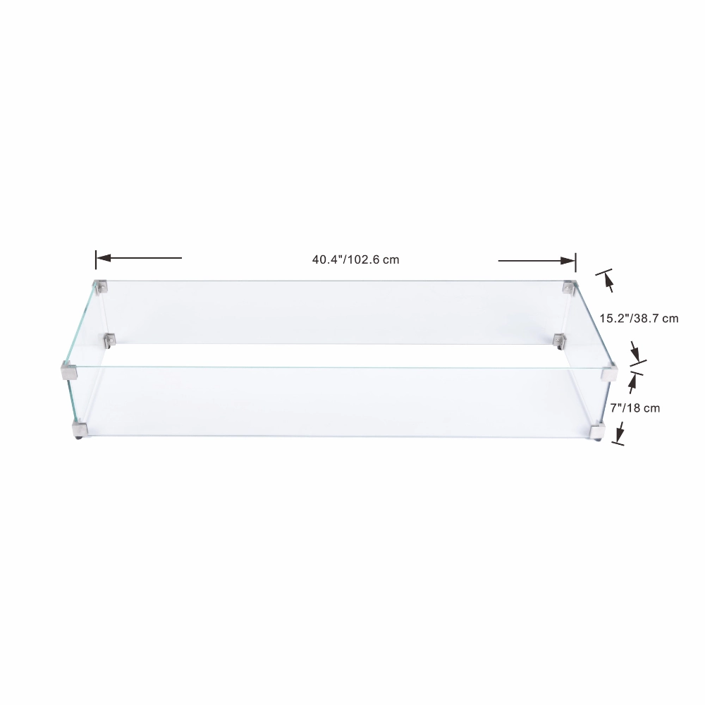 Elementi Plus Rectangular Wind Screen ONC05-021