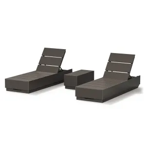 Elevate 3-Piece Chaise Lounge Setoutdoor chair for garden and patio