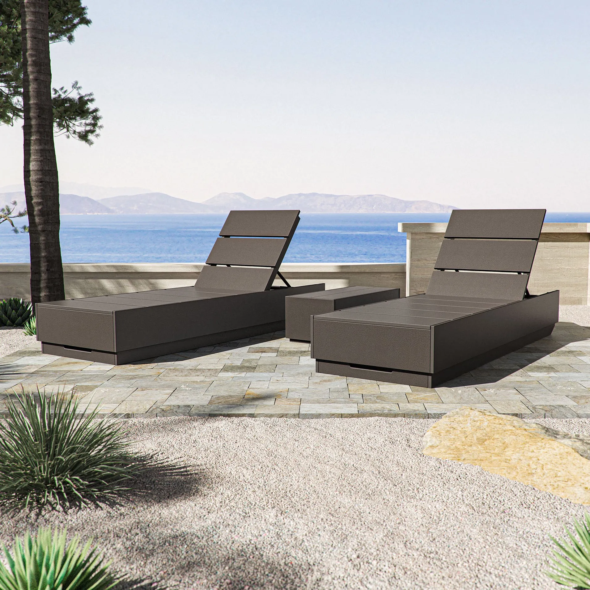 Elevate 3-Piece Chaise Lounge Set