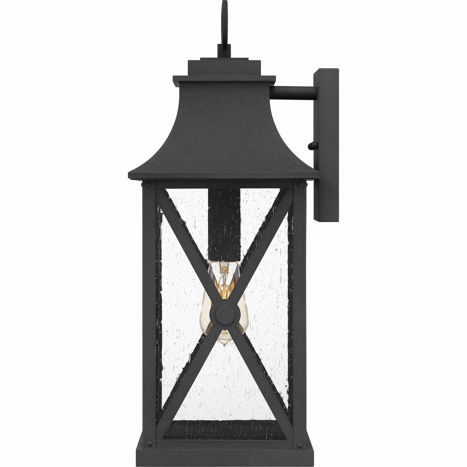 Ellerbee One Light Outdoor Wall Mount Mottled Black