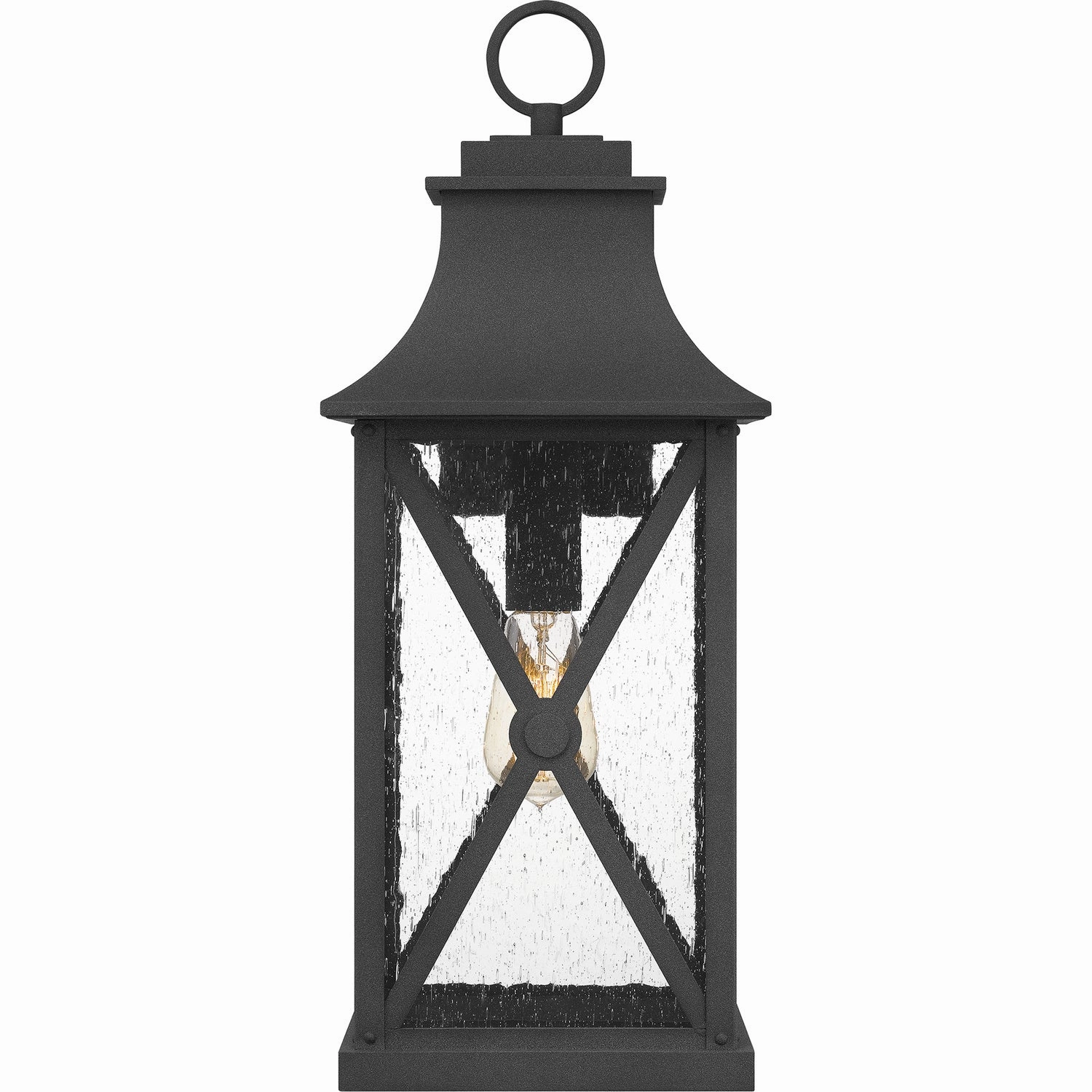 Ellerbee One Light Outdoor Wall Mount Mottled Black