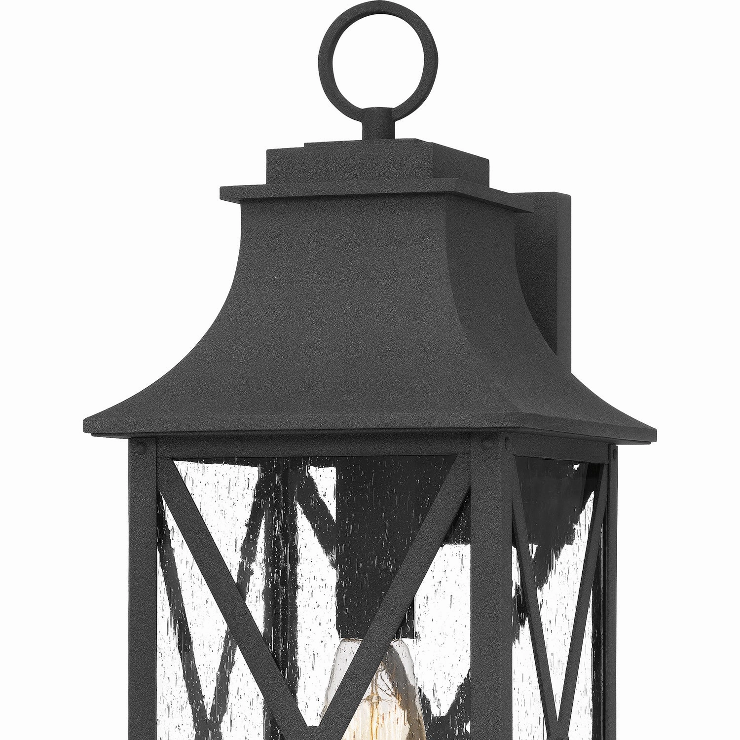 Ellerbee One Light Outdoor Wall Mount Mottled Black