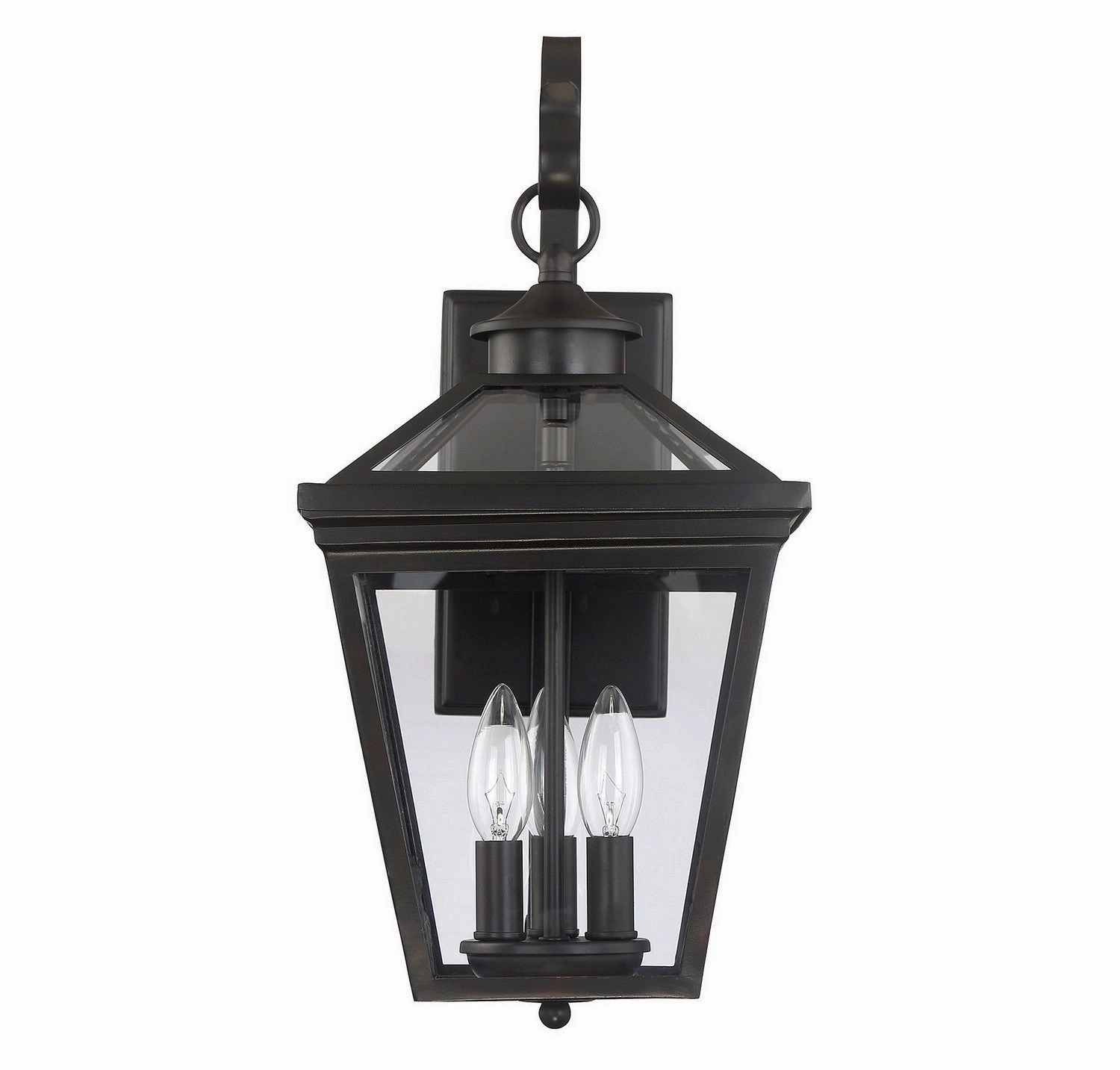 Ellijay Three Light Wall Lantern English Bronze