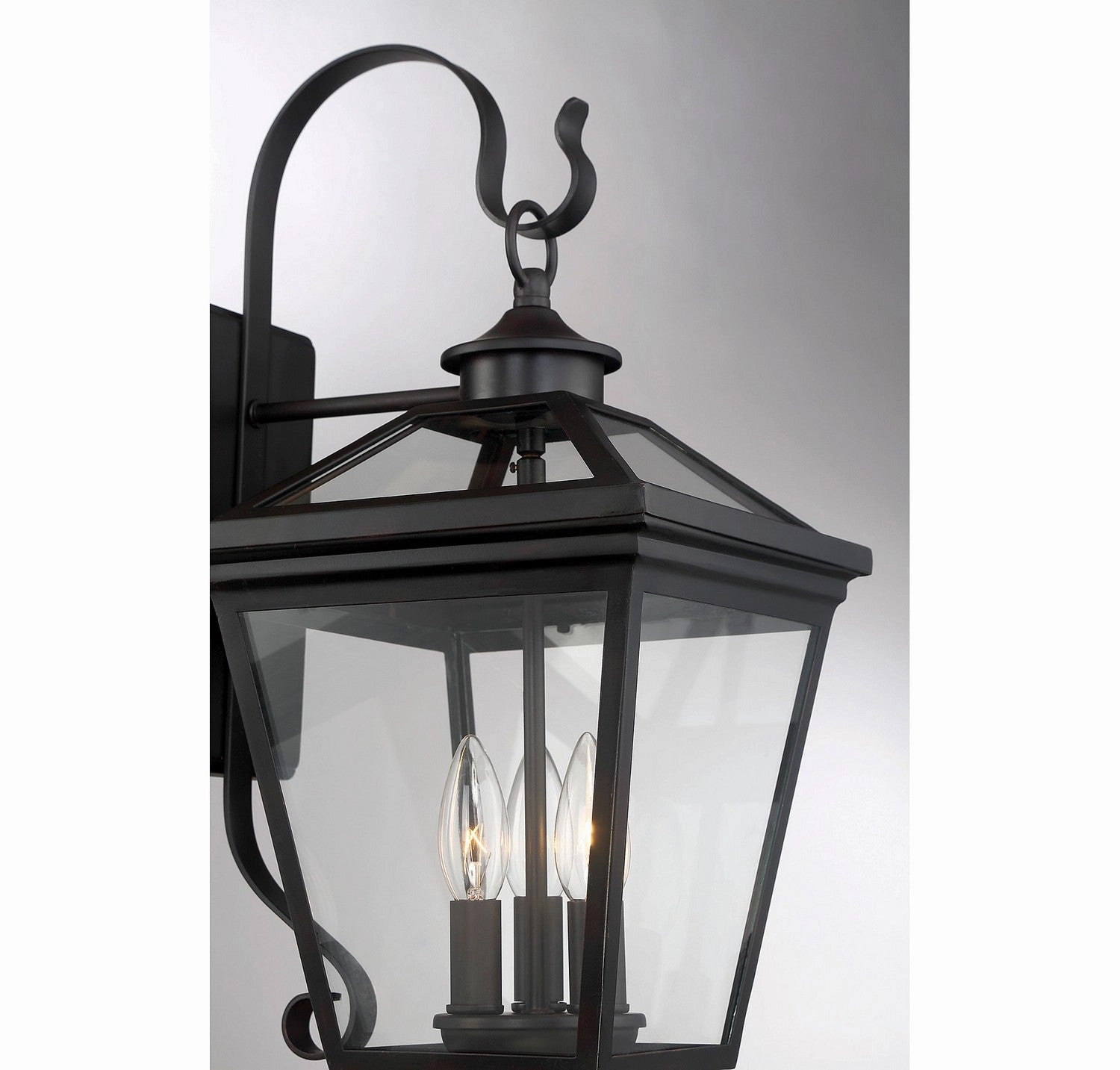 Ellijay Three Light Wall Lantern English Bronze