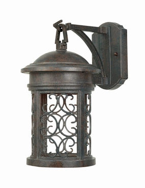 Ellington One Light Wall Lantern Mediterranean PatinaOutdoor wall sconces with motion sensor