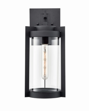 Ellway One Light Outdoor Wall Sconce Textured BlackOutdoor wall sconces with motion sensor