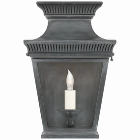 Elsinore One Light Wall Lantern Weathered ZincOutdoor wall sconces with motion sensor