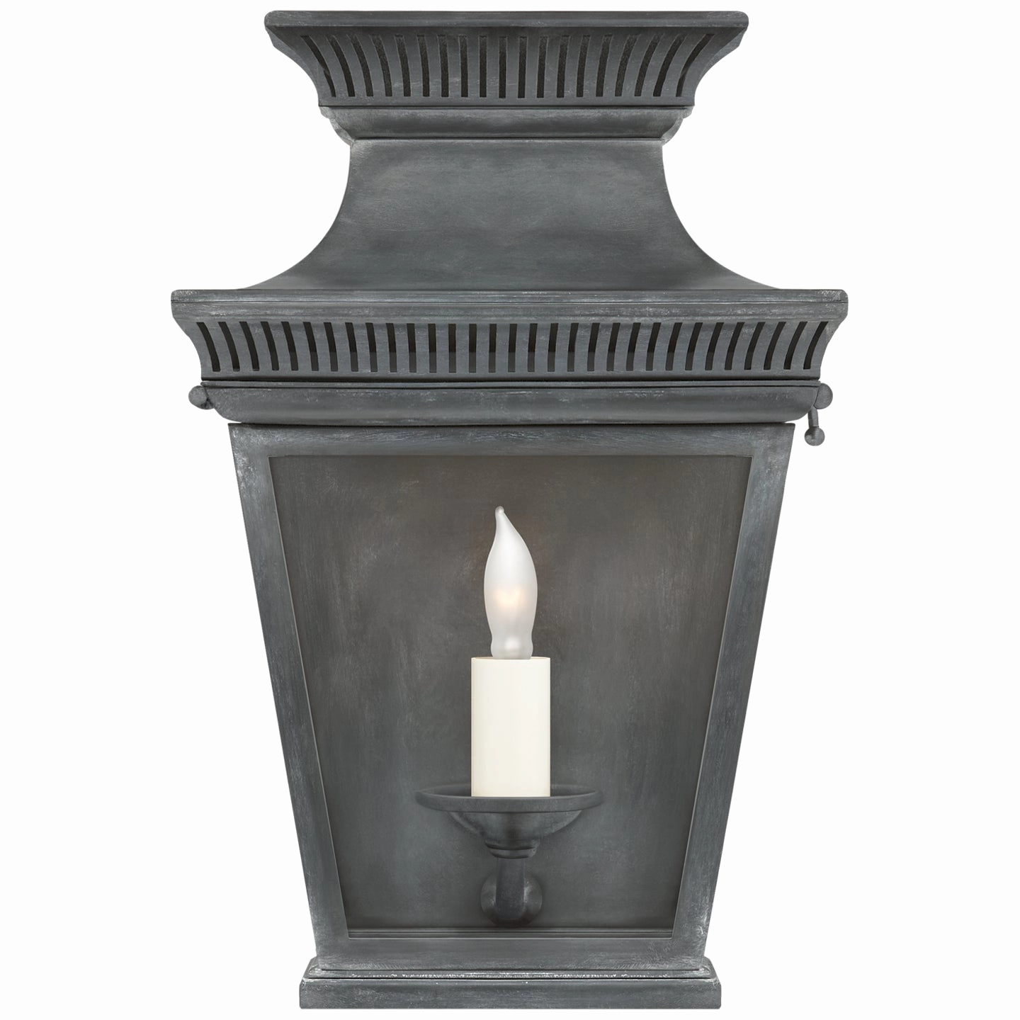 Elsinore One Light Wall Lantern Weathered ZincOutdoor wall sconces with motion sensor