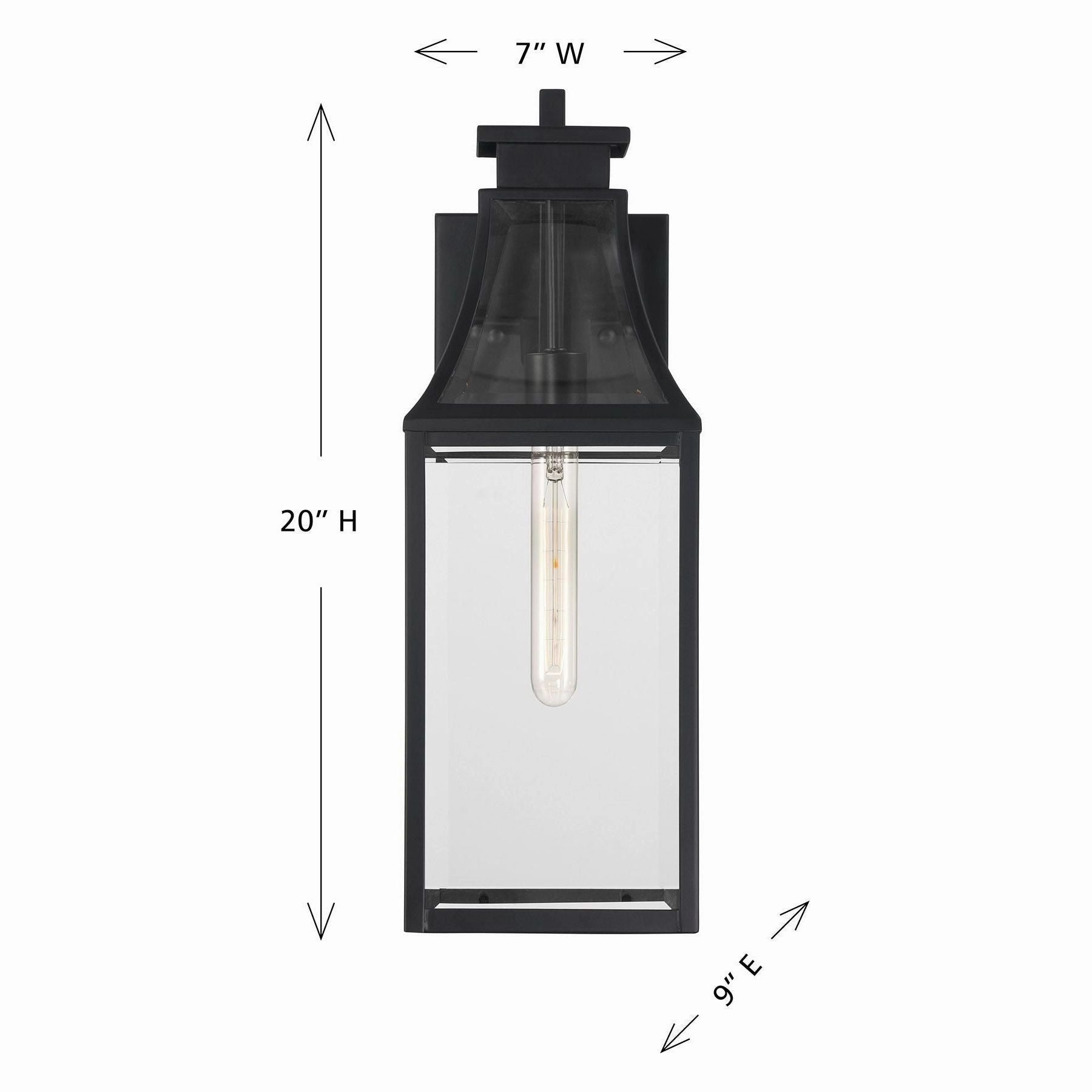Emery 1-Light Outdoor Wall Lantern