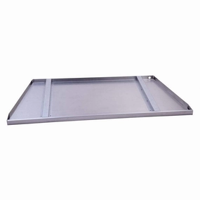 Empire White Mountain Hearth Carol Rose Outdoor Fire Pit, Linear 48-inch Drain Tray Stainless Steel Accessory DT48LSSFireproof mat for under fire pit