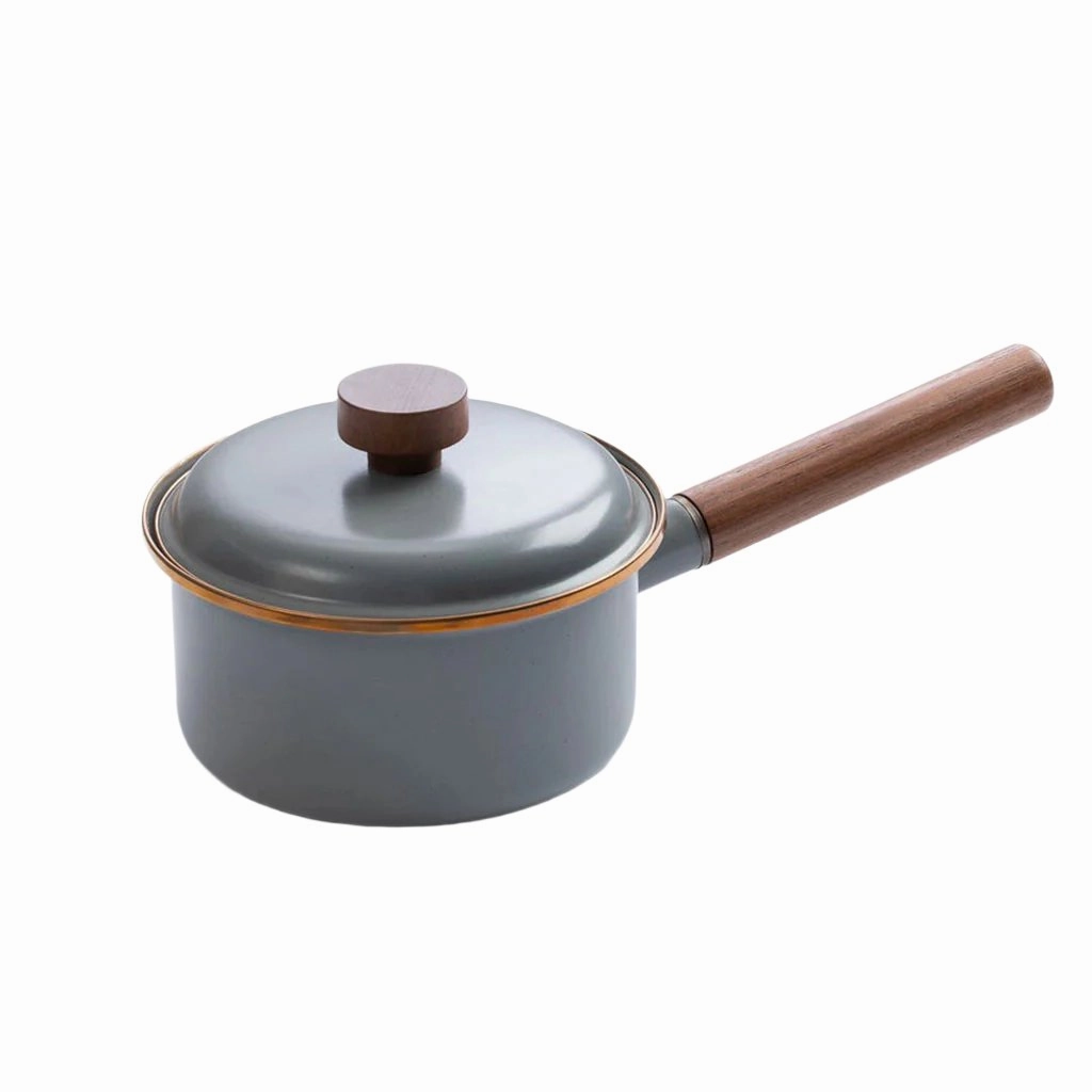 Enamel Saucepan heavy-duty garden utility cart with handle