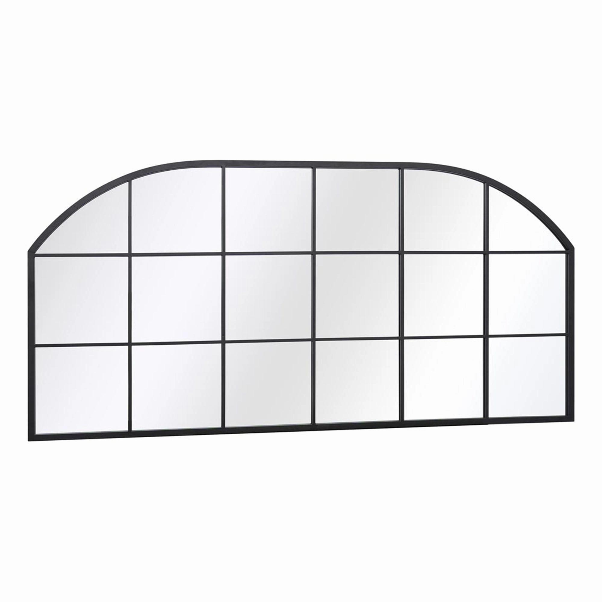 Eon - Black Arch Window Mirror