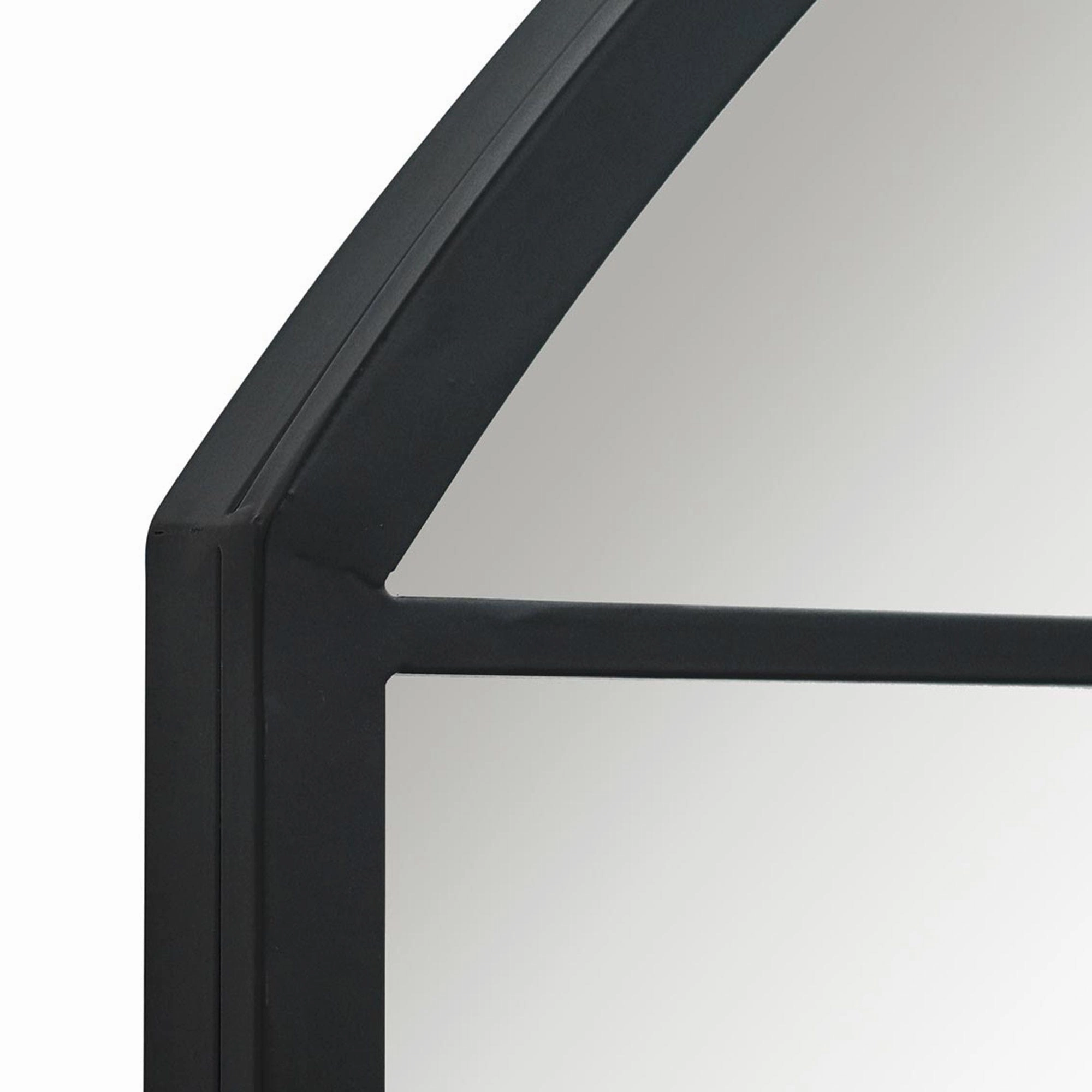 Eon - Black Arch Window Mirror