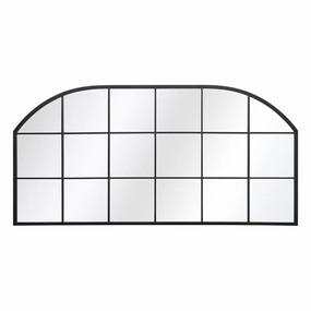 Eon - Black Arch Window Mirroroutdoor garden decorative ornaments