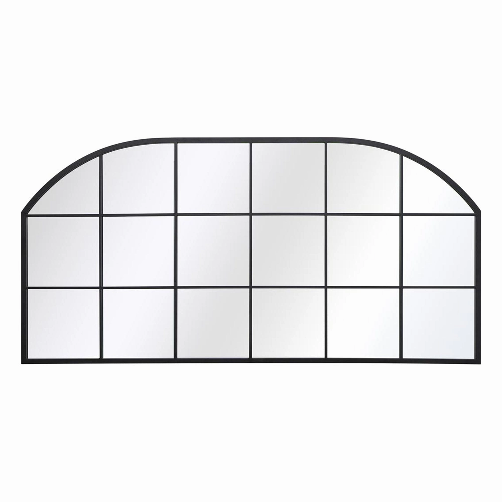 Eon - Black Arch Window Mirroroutdoor garden decorative ornaments