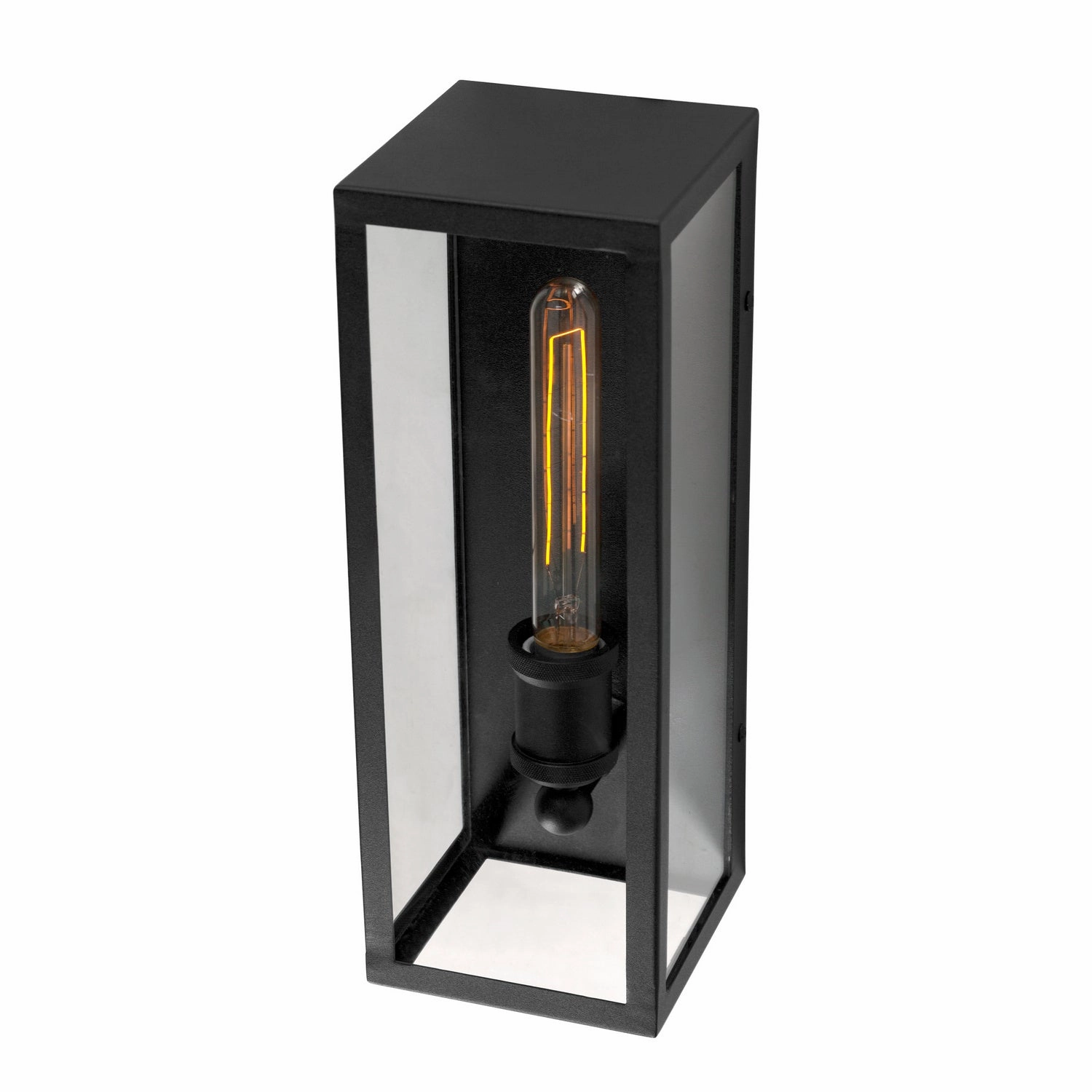 Erin One Light Outdoor Lantern Black