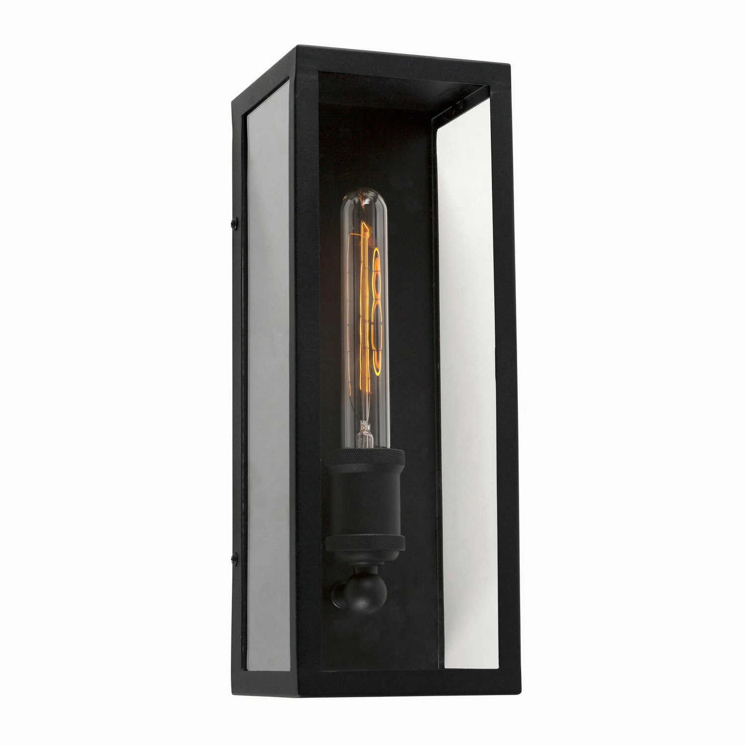 Erin One Light Outdoor Lantern BlackOutdoor wall sconces with motion sensor