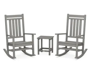 Estate 3-Piece Rocking Chair Set with Long Island 18" Side Tableoutdoor patio dining furniture set