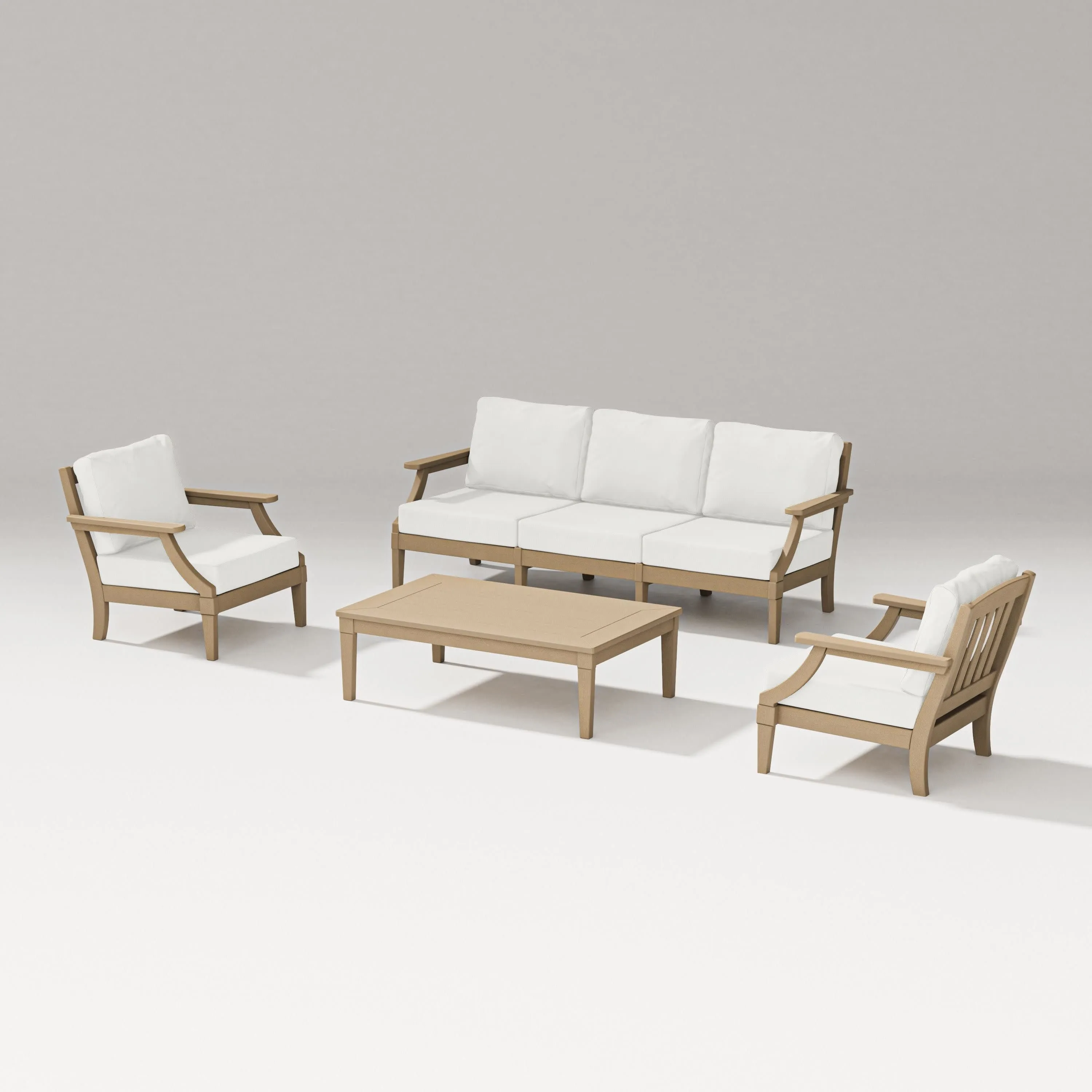Estate 4-Piece Lounge Sofa Setoutdoor patio dining furniture set