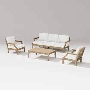 Estate 4-Piece Lounge Sofa Setoutdoor patio dining furniture set