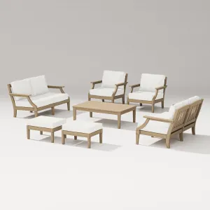 Estate 7-Piece Lounge Loveseat Setoutdoor patio dining furniture set