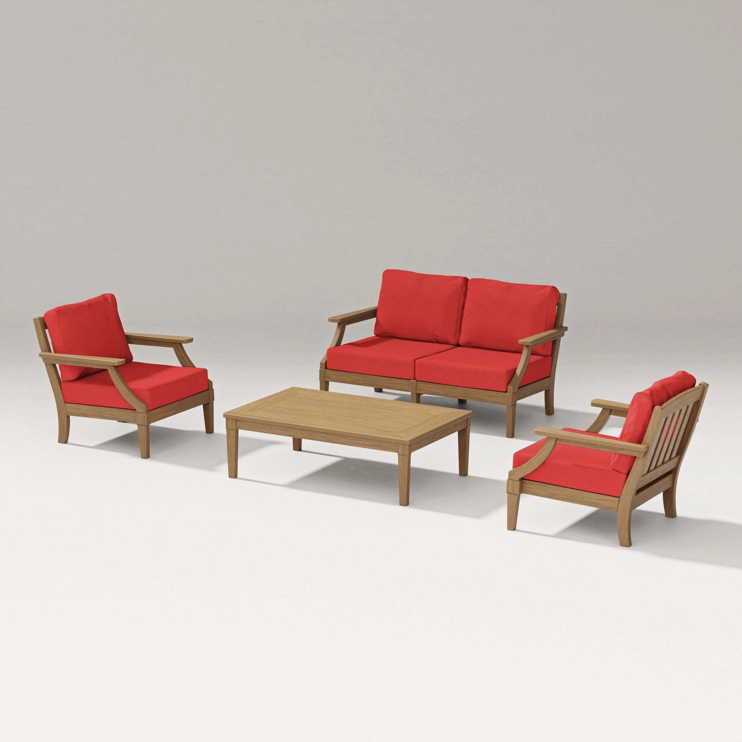 Estate Lounge 4-Piece Loveseat Set