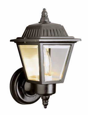 Estate One Light Wall Lantern BlackOutdoor wall sconces with motion sensor