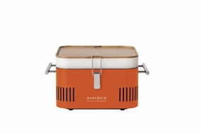 Everdure CUBE 17-Inch Portable Charcoal BBQ Grill - HBCUBE compact BBQ grill for small spaces