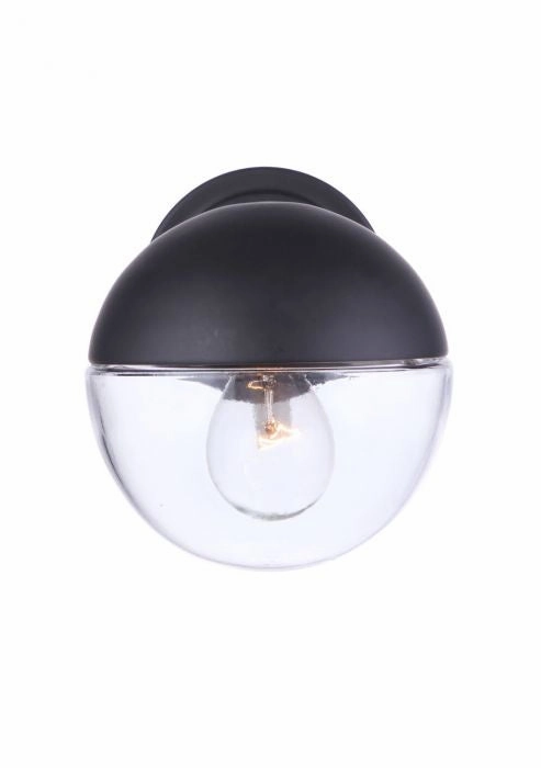 Evie One Light Outdoor Wall Mount Midnight