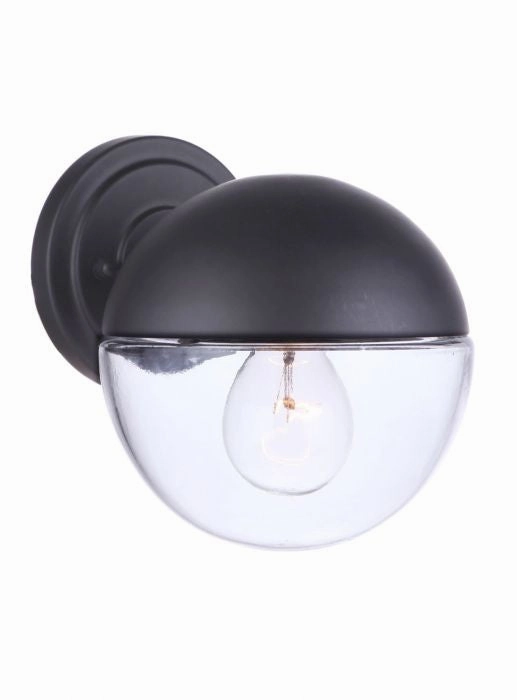 Evie One Light Outdoor Wall Mount Midnight