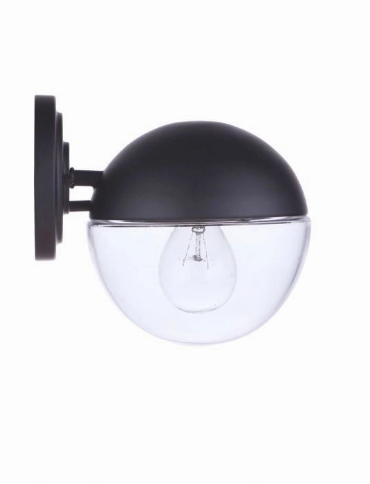 Evie One Light Outdoor Wall Mount Midnight