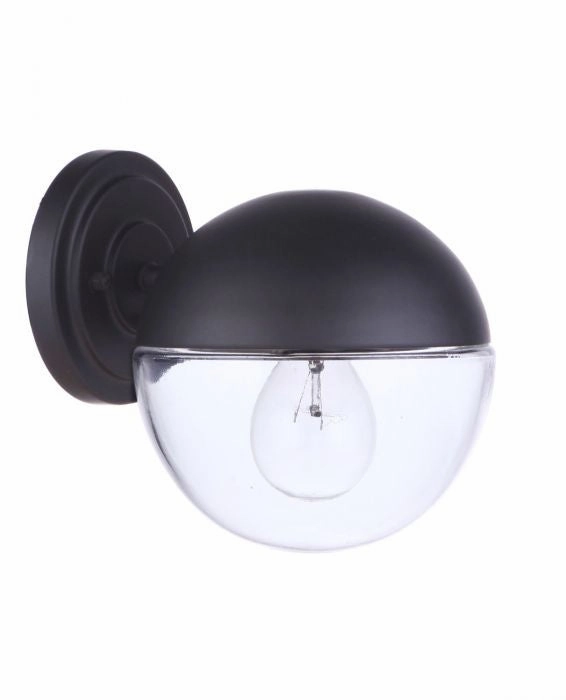 Evie One Light Outdoor Wall Mount Midnight