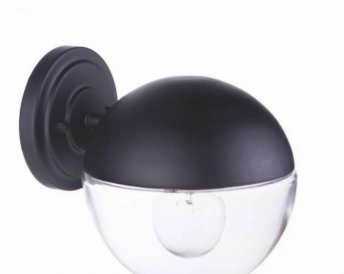 Evie One Light Outdoor Wall Mount Midnight