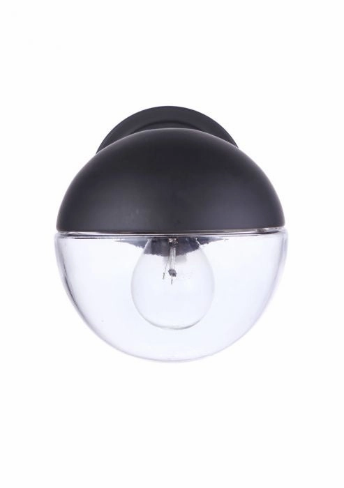 Evie One Light Outdoor Wall Mount Midnight