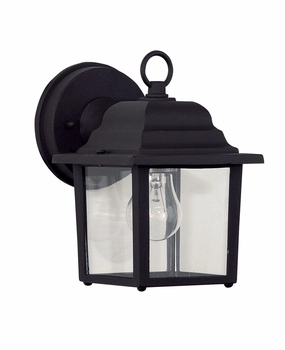 Exterior Collections One Light Outdoor Wall Lantern BlackOutdoor wall sconces with motion sensor