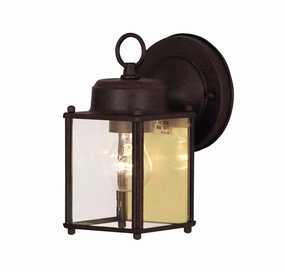 Exterior Collections One Light Outdoor Wall Lantern RustOutdoor wall sconces with motion sensor