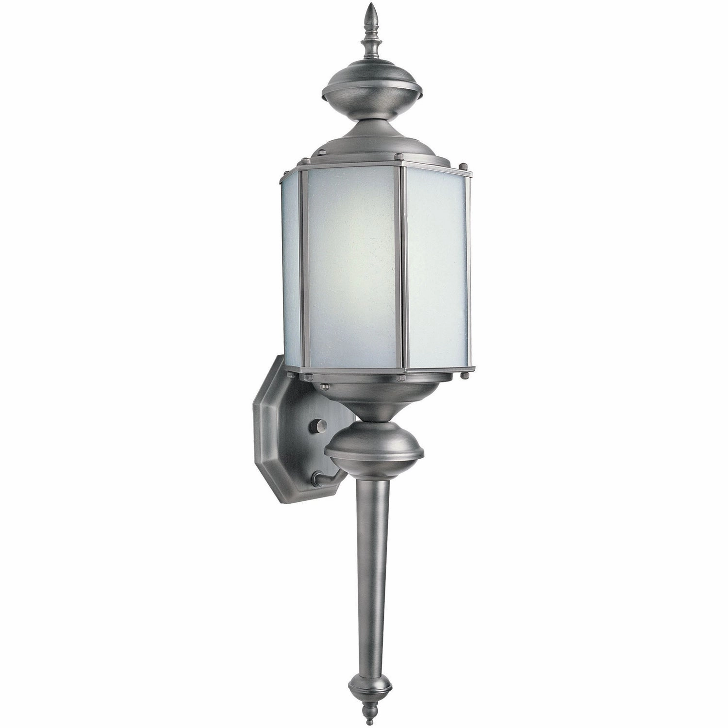 Exterior Olde Nickel One Light Outdoor Lantern Olde NickelOutdoor wall sconces with motion sensor