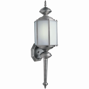 Exterior Olde Nickel One Light Outdoor Lantern Olde NickelOutdoor wall sconces with motion sensor
