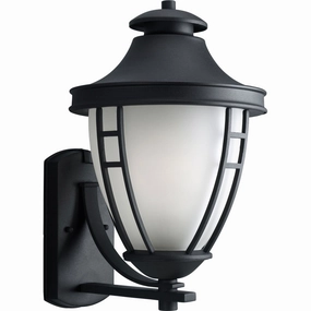 Fairview One Light Wall Lantern Textured BlackOutdoor wall sconces with motion sensor