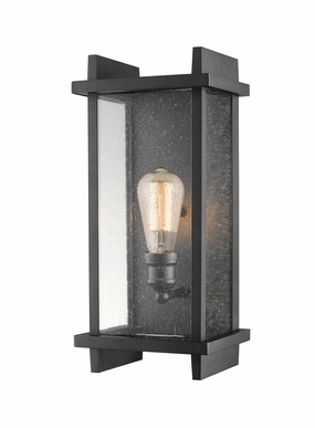 Fallow One Light Outdoor Wall Light BlackOutdoor wall sconces with motion sensor