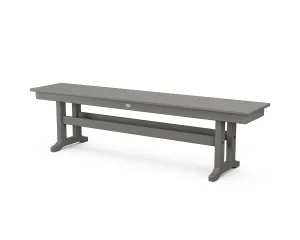 Farmhouse 65" Side Benchoutdoor patio dining furniture set