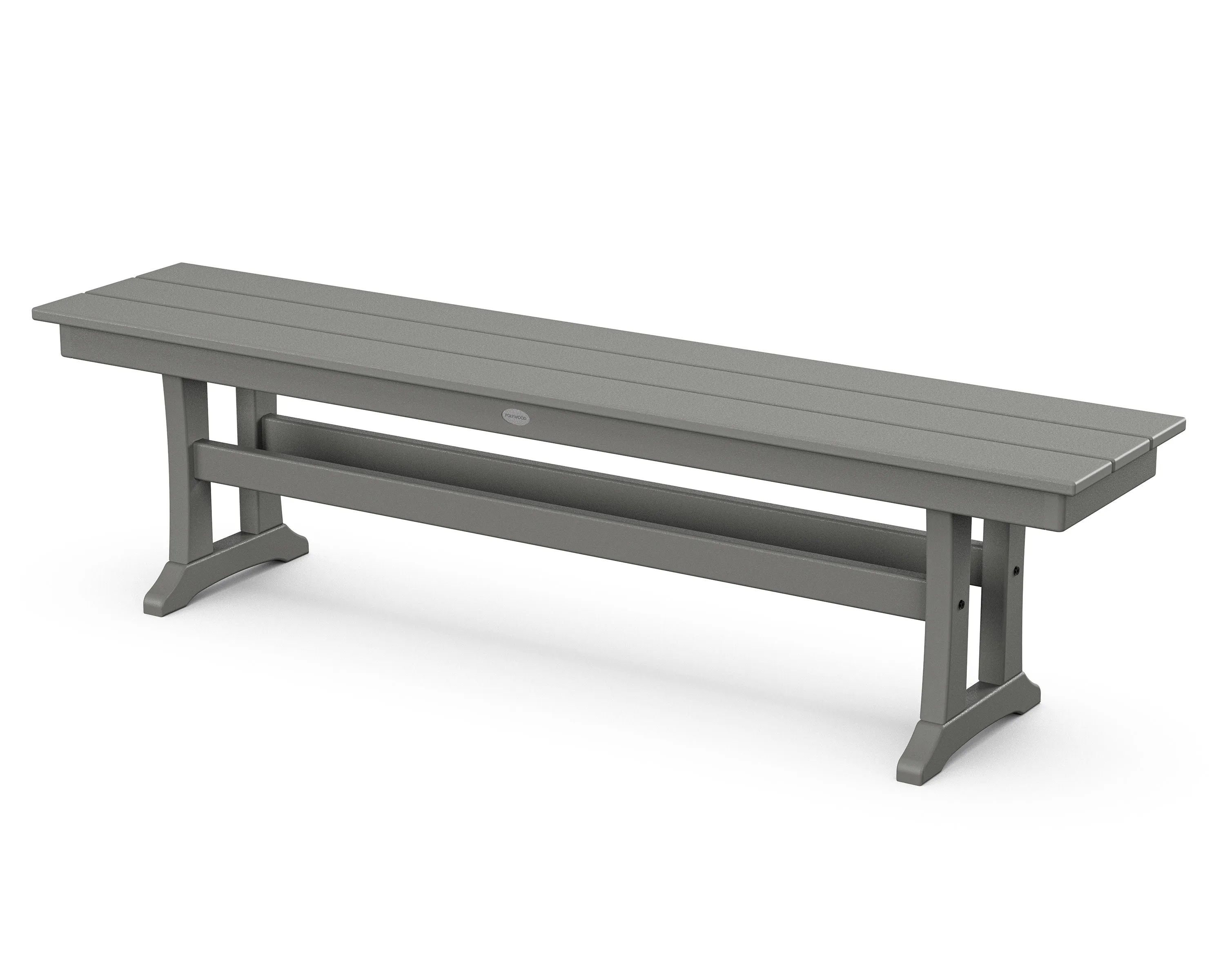 Farmhouse Trestle 65" Benchoutdoor patio dining furniture set