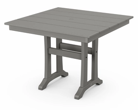 Farmhouse Trestle 37" Dining Tableoutdoor patio furniture set