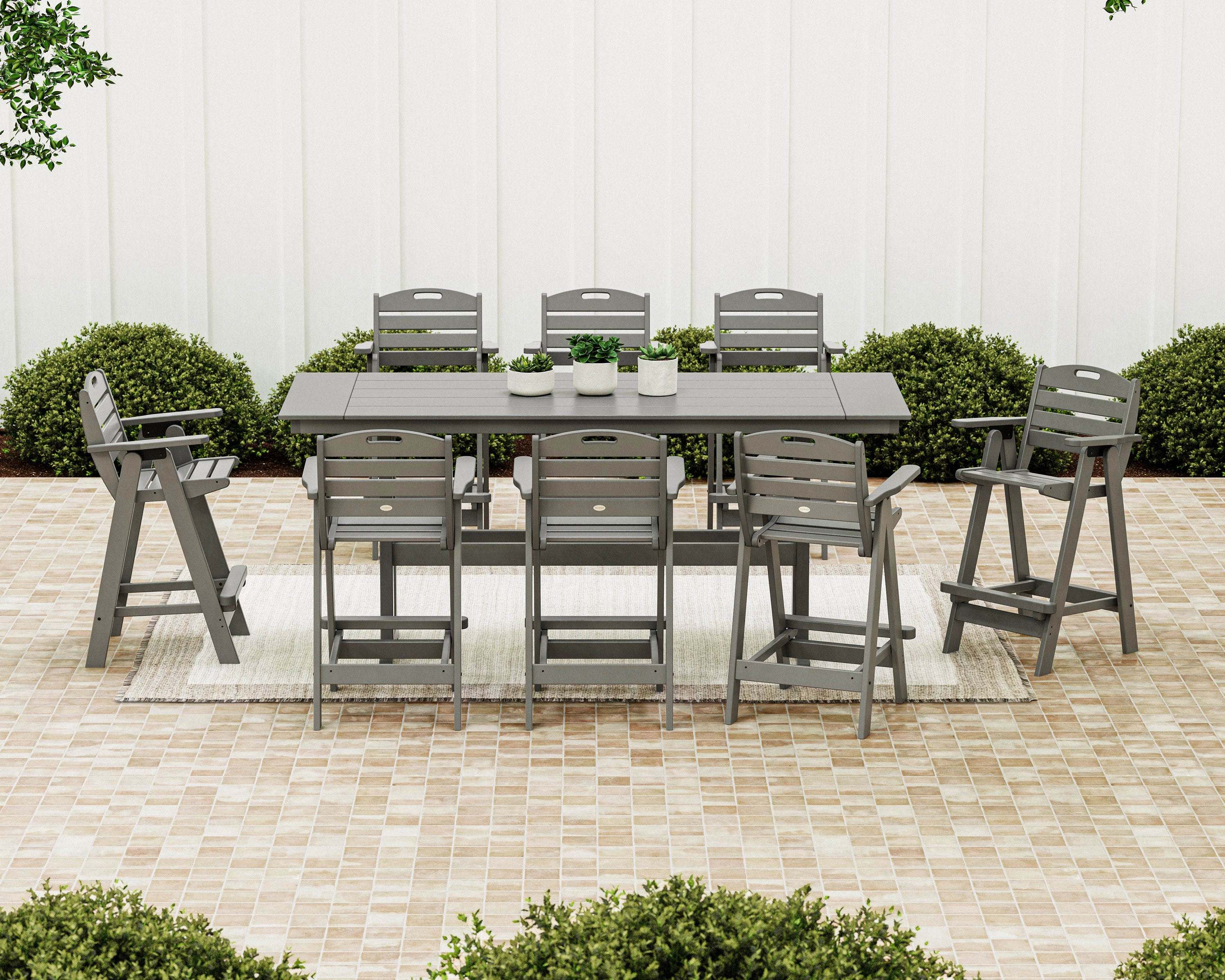 Farmhouse Trestle 38" x 96" Bar Table