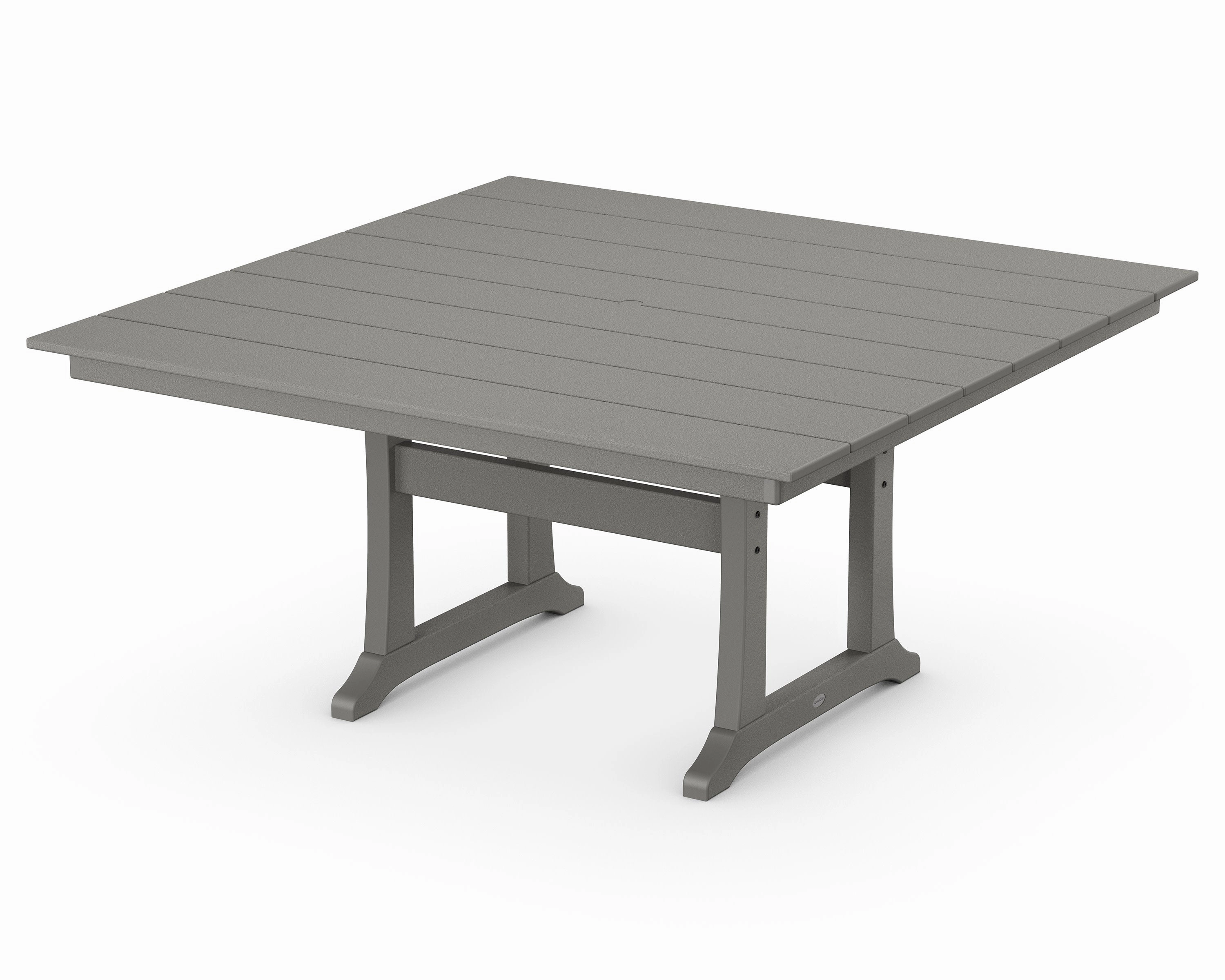 Farmhouse Trestle 59" Dining Tableoutdoor table for balcony or garden